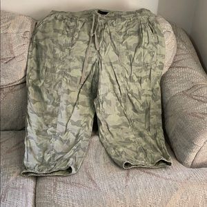 Camo Capri pants